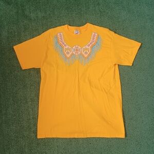 VINTAGE 80's Native American Design T Shirt Size Large